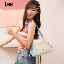 Lee 云吞包托特月牙女包上课通勤 米青色券后219元