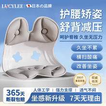 BFK 人体工学护腰坐垫 一体式双靠背靠垫 加大加厚 多色可选 42*32*38cm59元