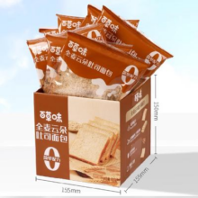 88VIP：百草味 全麦吐司 410g返后6.6元包邮+80个淘金币（8.6元+返2元猫超卡）