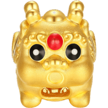 潮宏基足金黄金转运珠女款定价 吞金兽貔貅 SHG30000773 生日礼物1241元