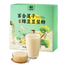 九物道百合莲子绿豆豆浆粉 早餐豆浆营养健康即食冲泡 百合莲子绿豆豆浆粉一盒（7*25g）10.9元 (每满300减50,券后省9)