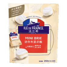 首购：ILE DE FRANCE法兰希 迷你布里 原制奶酪250g、原装进口34.22元包邮（需试用）