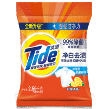 汰渍 净白去渍洗衣粉柠檬5.1斤 大袋批发非皂粉持久留香深层去污家庭装14.8元