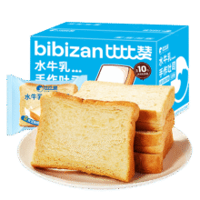 比比赞 水牛乳手作吐司820g9.7元包邮（需试用）