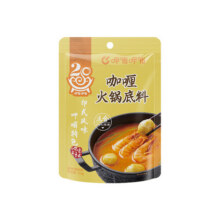呷哺呷哺 火锅底料150g/袋 麻辣烫香锅 料一料多用调味料 咖喱150g*4袋27.9元 (满29减8,券后省3)