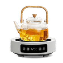 荣事达（Royalstar）电陶炉办公室小型煮茶壶煮茶器泡茶煮茶烧水壶电磁炉家用电茶炉泡茶壶 白色陶炉【智能定时+6档火力】109元 (券后省80)