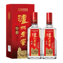 88vip、泸州老窖52度500ml*2瓶高度白酒441.51元+32元金币