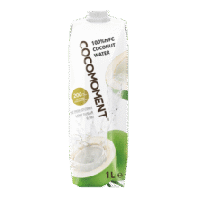COCOMOMENT佳农旗下100%NFC椰子水泰国进口椰青椰汁补充天然电解质家庭装 泰国椰子水1L*6瓶56.9元 (券后省23)