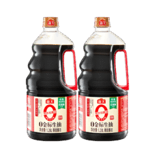 海天 0金标生抽 厨房调料 零添加酱油 2瓶 1.28L20.86元