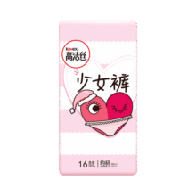 高洁丝【超薄安睡】少女裤夜安裤均码16条安睡裤裤型卫生巾京东自营旗舰26.6元 (券后省0.8,月销9000+)
