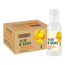 农夫山泉 水溶C100 饮料 445ml 柠檬味 15瓶50元（需领券）