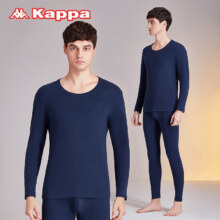 Kappa 卡帕 男士保暖内衣套装    藏青 XL（型号任选）59.0元