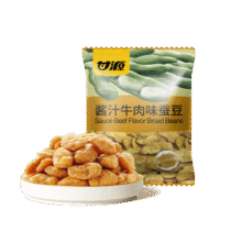甘源 坚果炒货蚕豆蟹黄味酱汁牛肉味休闲零食小吃办公室独立小包 【约21小包】酱汁牛肉味蚕豆285g12.9元 (送赠品,券后省10)