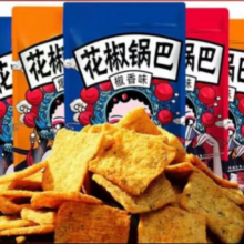 花椒锅巴网红爆款零食  60g*6包4.29元