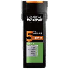 欧莱雅 男士去屑洗发露(炭爽去油)400ml【临期清仓】
