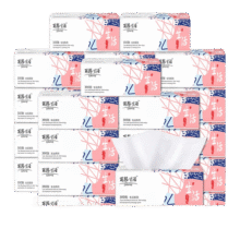 丽邦 Libang 抽纸4层整箱抽纸巾餐巾纸软抽家用面巾纸柔软亲肤无香 【120*170mm】 4层 300张*30包27元 (月销2w+)