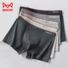 Miiow 猫人 男士精梳棉内裤 3条装14.54元（需领券）