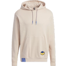 adidas 男款舒适简约时尚运动服宽松连帽卫衣套头衫91元（超V会员价，有首单礼金，政府补贴8折券，价格更低）