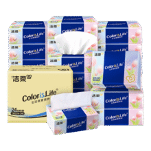 C&S/洁柔 金尊100抽 抽纸 3层 18包24.9元（需领券）