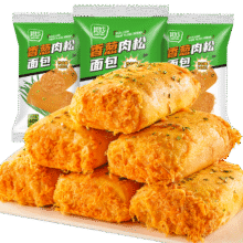 香葱肉松面包整箱香葱肉松面包60g/袋0.49元（需领券）