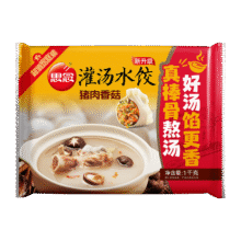 思念猪肉香菇灌汤水饺1kg*2袋约100只 蒸饺煎饺早餐食品儿童水饺速食106.56元（合17.76元/件）