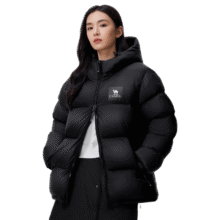 骆驼（CAMEL）【黑钻5PLUS】户外羽绒服男女同款加厚面包服外套 A33CR07164725.8元 (券后省40)
