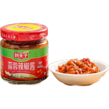 朝天子【地标美食】特辣王蒜蓉辣椒酱韶关特产豆豉剁椒拌面饭酱下饭菜鲜 【3瓶】经典蒜蓉辣椒酱 110g