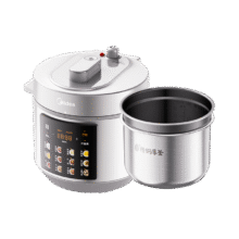 美的（Midea）304不锈钢内胆 6L大容量 全自动5-8人家用多功能电压力锅高压锅电饭锅MY-E6010G379元