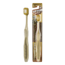 惠百施65孔宽头软毛牙刷成人超高效Pro+清新口腔护龈1支颜色随机16.9元