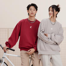 保暖服饰：Champion 冠军 情侣款 加绒圆领套头oversized卫衣160.8元