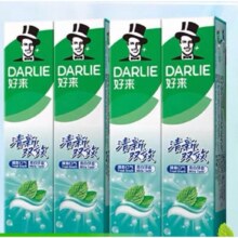双十一：DARLIE好来 清新口气牙膏200g*4支19.05元（返33元超市卡、需领券）