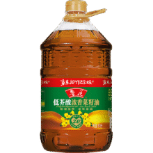 鲁花 食用油 低芥酸浓香菜籽油6.18L物理压榨94.9元（需领券）