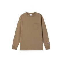 Champion 【品牌直营】秋冬男女同款长袖T恤圆基础内搭简约舒适100%棉77元（超V会员价，有首单礼金，政府补贴8折券，价格更低）