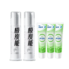 冷酸灵 极炭能抗敏感牙膏120g*2支+益齿抗敏牙膏100g*3支【临期清仓】20.9元（需领券）