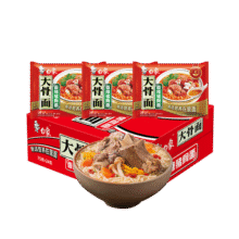 白象 大骨面方便面整箱 经典速食袋装方便面汤面 香辣猪骨面*24袋31.9元 (券后省20,月销2000+)