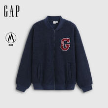 Gap 盖璞 男女装仿羊羔绒宽松夹克开衫卫衣 787408券后120元