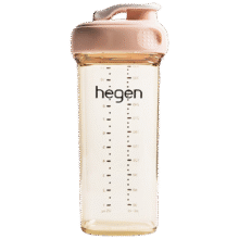 HEGEN海格恩儿童水杯夏季喝水杯3-6岁小学生上学用直饮牛奶杯家用水瓶 330ml 亲子喝水杯（粉色）248元 (每满300减30,券后省50)
