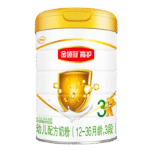 伊利金领冠育护【5倍DHA好脑力】幼儿配方奶粉3段(1-3岁)960g