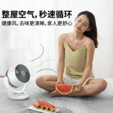 艾美特 AIRMATE学生写作业6寸空气循环扇家用桌面台节能电风扇循环对流换气桌面小风扇大风量宿舍3档风轻音电扇 学生6寸款【8米风距+3档风+静音】299元
