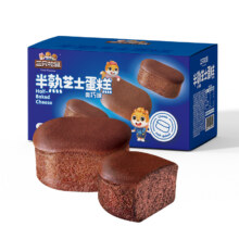 三只松鼠 半熟芝士蛋糕奥巧味 400g 约12个 需换购11.9元+1.28元凑单