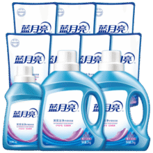 需首购、PLUS：蓝月亮深层洁净洗衣液 薰衣草香 2kg*2+1kg+500g*7补充装 强效去渍70.66元+返15元超市卡