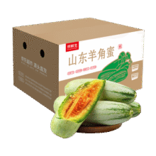 京鲜生 云南羊角蜜甜瓜 净重3斤起 单果300g+ 中秋礼品源头直发20.9元 (券后省5)