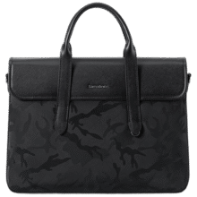 新秀丽（Samsonite）男士商务手提包13.3英寸电脑包牛皮革出差公文包男士礼物 TK9