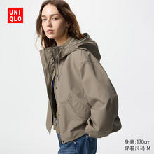 UNIQLO 优衣库 女装休闲连帽短外套479229265.31元