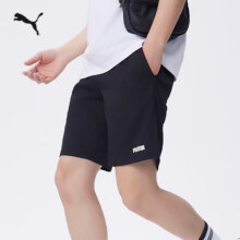 彪马PUMA 宽松直筒纯色印花休闲短裤男夏季健身运动裤五分裤 69028259元