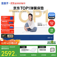 蓝盒子 Z1记忆棉双人弹簧床垫 1.2*2m