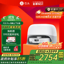 限移动端、京东百亿补贴：Roborock 石头 P20 Pro 扫拖一体机 上下水版2544.26元