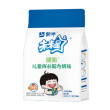 蒙牛未来星健衡儿童成长奶粉400g/袋青少年中小学生奶粉营养早餐奶 400g*4141.2元 (券后省10)