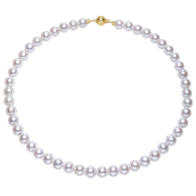 2日20点：meluxe美奈 akoya天然海水珍珠项链 极光全珠链 精品 7-7.5mm