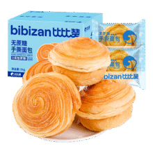 比比赞（BIBIZAN）无蔗糖手撕面包1000g营养早餐饱腹代餐饼干蛋糕点心休闲零食品16.9元